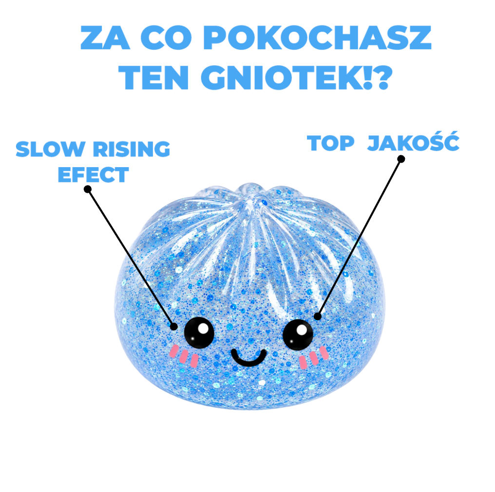 SQUISHY PIEROŻEK DUMPLING XXL Słodki Gniotek Slow Rising
