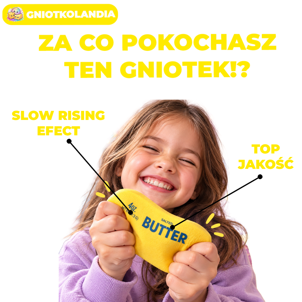 MAŚLANY GNIOTEK SUPER SQUISHY XXL Slow Rising ASMR