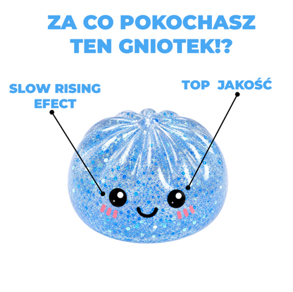 SQUISHY PIEROŻEK DUMPLING XXL Słodki Gniotek Slow Rising