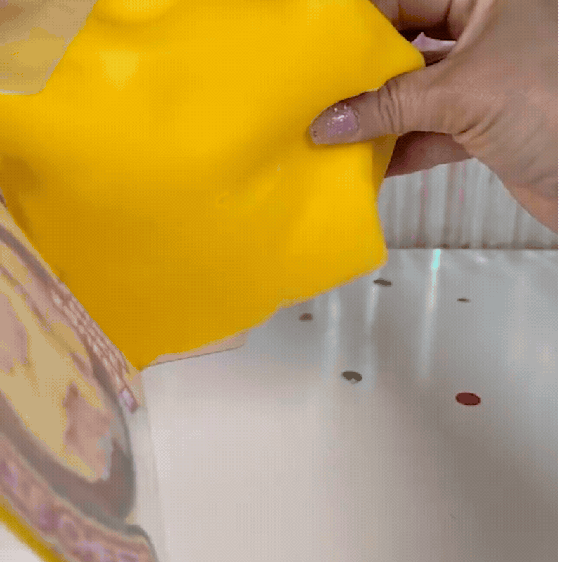 SQUISHY SER CHEESE XXL Gniotek Slow Rising Dziurkowany